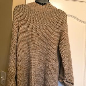 Camel knit sweater!
